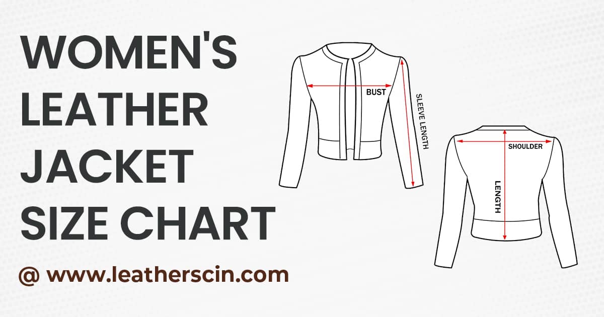 Women Leather Jackets And Coats Size Chart And Measurement Guidelines